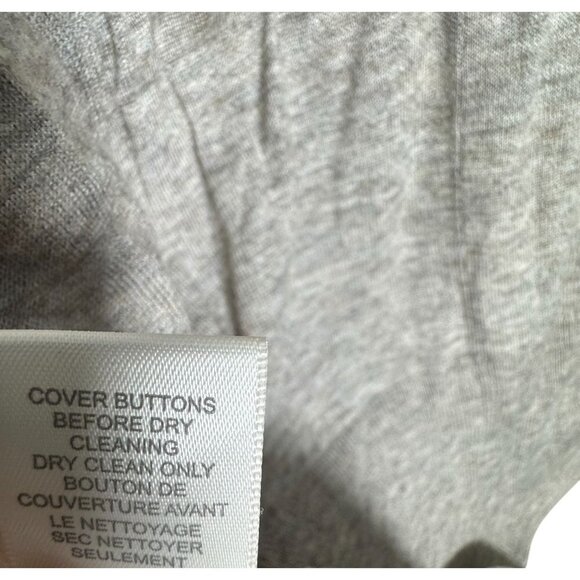 Rebecca Taylor drawstring cardigan Gray womens size Medium Super soft - Picture 6 of 8